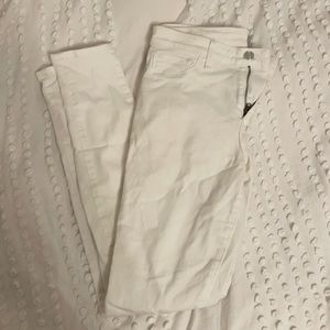 A&F White skinny jeans